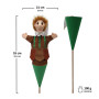 Kornútový maňuška Kasperl 55cm 3v1