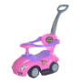 Detské odrážadlo s vodiacou tyčou 3v1 Baby Mix Mega Car ružové