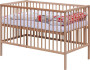 Detská postieľka s kompletnou výbavou Scarlett 120 x 60 cm - Bandy