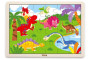 Drevené puzzle 16 dielikov - dinosaury