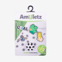 Amulety - ozdoby na topánky Amuletz Futbal je môj šport mix Coqui