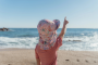 Plážová šiltovka s ochranou krku Dreamy Mermaid Little Dutch