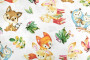 Mantinel s obliečkami Premium 3dielna súprava Cute Animals Baby Nellys
