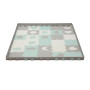Podložka penová puzzle Luno Shapes KINDERKRAFT SELECT 185 x 165 cm Mint, 30 ks, Premium