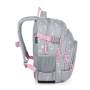 Študentský batoh Oxy Scooler Grey geometric OxyBag