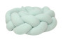Mušelínový mantinel vrkoč 200 cm Babymatex – chránič do postieľky Mint