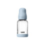 Sklenená fľaša proti kolike so silikónovým cumlíkom 120 ml BIBS