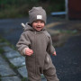 Rastúca zimná kombinéza Teddy fleece double Brown Esito