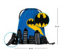 Predškolské vrecko Batman modrý Baagl