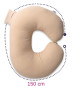 Mušelínový polohovací vankúš MiniRelax 140 cm Babymatex