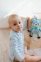 Naťahovací hrací strojček plyš 30 cm záves na postieľku/kočík Babyted
