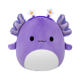 Squishmallows Fialový axolotol s čelenkou Monica