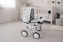 Detský kočík pre bábiky New Baby Anička dots