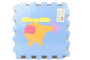 Penové puzzle 9 ks dopravné prostriedky
