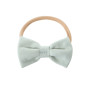 Detská čelenka ceremony s mašličkou mint Eevi