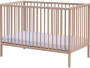 Detská postieľka Scarlett Glera ECO 120 x 60 cm (buk) - prírodná