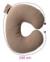 Mušelínový polohovací vankúš MiniRelax 140 cm Babymatex
