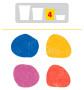 Play-Doh 4 ks téglikov metalickej farby