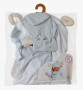 Obleček pre bábiku bábätko New Born veľkosti 40-42 cm s doplnkami Llorens