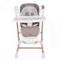 Jedálenská stolička B-Swinging Chair Pure White 2v1
