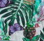 Mušelínová osuška s kapucňou Dizajn 85 x 85 cm Babymatex