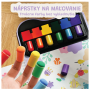 Kreatívna kniha Maľovanie prstami so šablónami Jarmelo