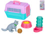Mačka s prepravkou 7,5 cm a doplnky Toys&Trends