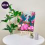 Maľba a 3D modelovanie obraz "Hummingbirds in Love" 30 x 40 cm Okto