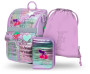 Set 3 Zippy Lavender: aktovka, peračník, sáčok Baagl