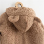 Dojčenský zimný overal bez šľapiek New Baby Teddy Winter