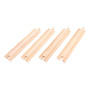 Dlhé rovné koľaje 21 cm 4 ks Bigjigs Rail