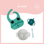 Silikónová jedálenská súprava LEARN´ISY Kit