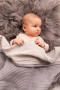 Mušelínová deka Prestige sivá 75 x 100 cm Babymatex