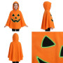 Detský karnevalový prevlek Orange Halloween Scary Pumpkin FunCo