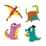 Samolepky Dinosaury 100 ks Janod