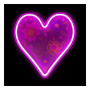 Led Neon Light lampička Srdce 2Kids Toys
