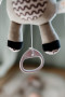 Naťahovací hrací strojček plyš 30 cm záves na postieľku/kočík Babyted