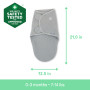 Zavinovačka SwaddleMe™ Uliatka mušelín 1,5 Tog 0 - 3 m Ingenuity