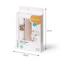 Mušelínové plienky Super Soft ružové 3 ks 70x70 cm BabyOno