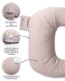Bambusový polohovací vankúš MiniRelax 150 cm Babymatex