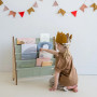 Stojan na knižky Recycled Solid/Green 3 Sprouts