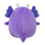 Squishmallows Fialový axolotol s čelenkou Monica