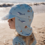 Plážová šiltovka s ochranou krku Ocean Friends Little Dutch