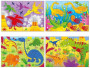 4 Puzzle v krabici - Dinosaury