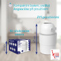 Kôš na plienky teleskopický Odour Off na odstránenie zápachu Chicco