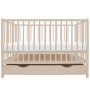 Detská postieľka so šuplíkom Basic kašmírová New Baby