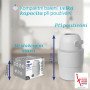 Kôš na plienky teleskopický Odour Off na odstránenie zápachu Chicco