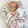 Klasická retro zavinovačka Lally šnurovacia s výplňou Baby Nellys