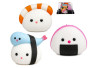 Squishy Sushi Kawaii 5 cm – stláčacie sushi kamaráti, sada 3 ks