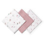 Mušelínové plienky Super Soft ružové 3 ks 70x70 cm BabyOno